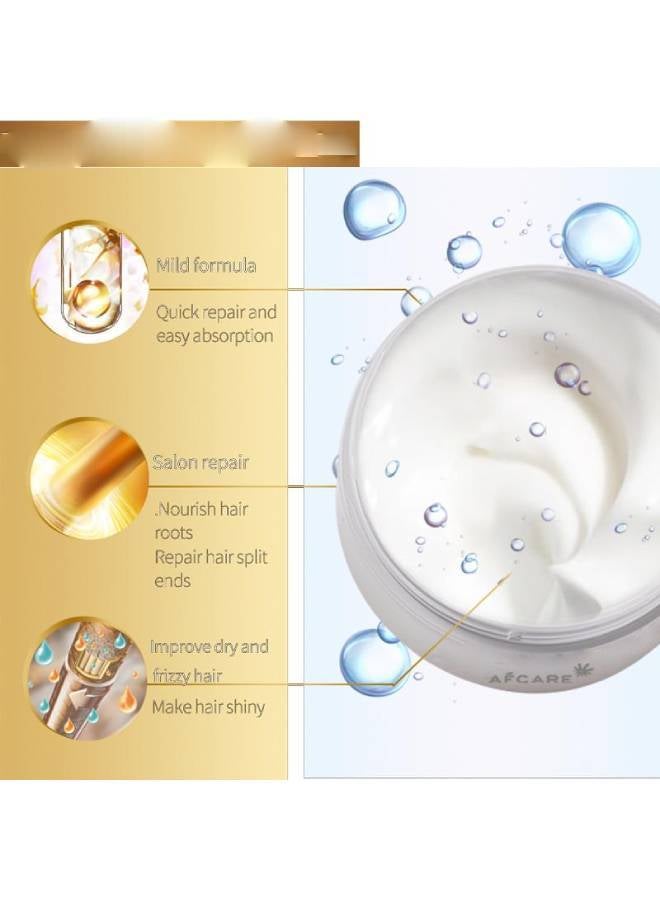 افكير قناع لافندر للشعر يكثف الشعر ويقوي جذع الشعرة لمنع تكسرها - Image 3