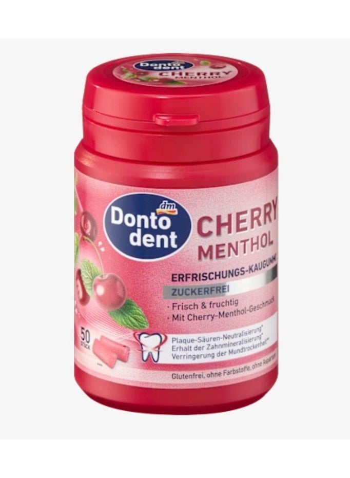 Cherry Menthol Gum 50 Units 72g