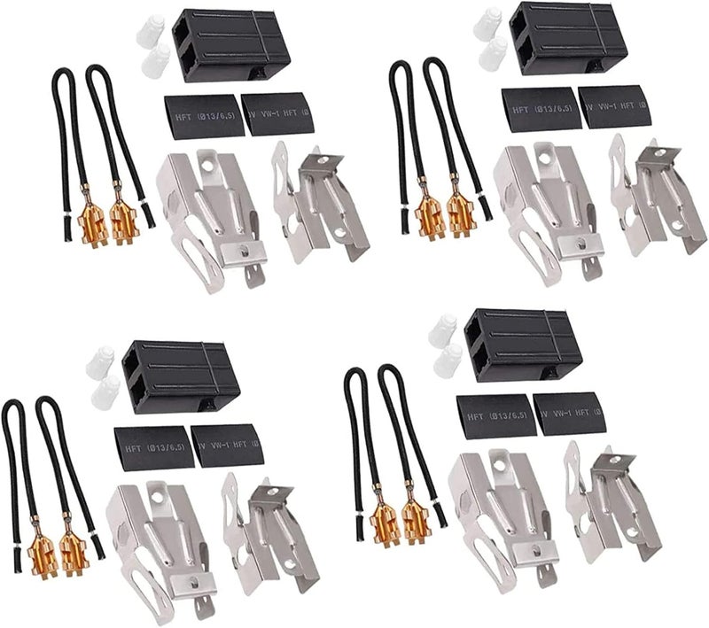 Beaquicy Upgraded 4Pack 330031 Range Burner Receptacle Kit by - Replacement for Whirl-pool Ken-more Range/Stove - Replaces 814399 5303935058 5301167733 - Image 1