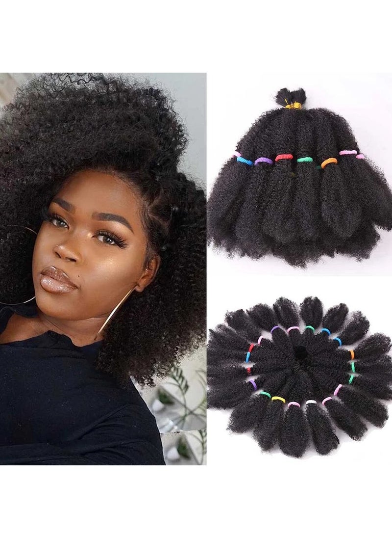 Generic Synthetic Crochet Caterpillar Marley Kinky Curly Hair 12in T/BUG-50g