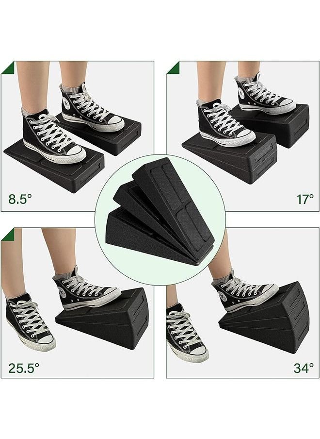 Arabest - Slant Board, 3 Pcs Calf Stretcher for Squat Wedge and Physical Therapy Equipment, Adjustable Foam Slant Board Wedge Great for Exercises, Squats and Calf Stretching - Image 1