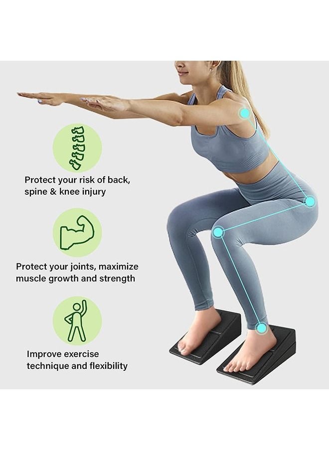 Arabest - Slant Board, 3 Pcs Calf Stretcher for Squat Wedge and Physical Therapy Equipment, Adjustable Foam Slant Board Wedge Great for Exercises, Squats and Calf Stretching - Image 1