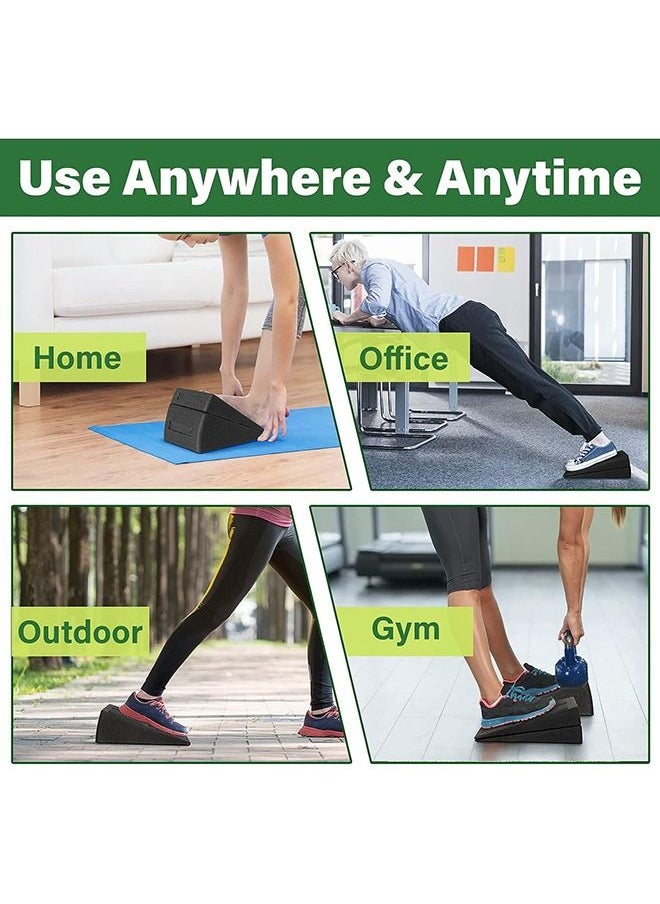 Arabest - Slant Board, 3 Pcs Calf Stretcher for Squat Wedge and Physical Therapy Equipment, Adjustable Foam Slant Board Wedge Great for Exercises, Squats and Calf Stretching - Image 1