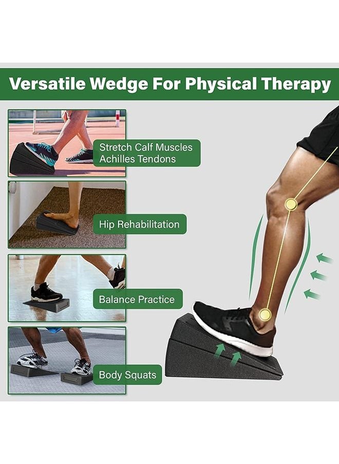 Arabest - Slant Board, 3 Pcs Calf Stretcher for Squat Wedge and Physical Therapy Equipment, Adjustable Foam Slant Board Wedge Great for Exercises, Squats and Calf Stretching - Image 1