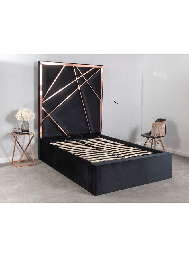 Nayam Sleep Oliver & Sons The Shard Metal Bedframe 120x200x40Cm - Image 2