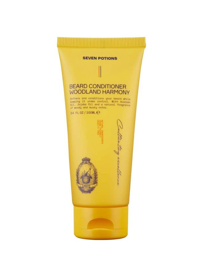 Seven Potions Beard Conditioner for Men – Prevents Beard Itch and Dandruff – Natural, Vegan, Cruelty Free (Woodland Harmony, 3.4 FL OZ) - Image 1