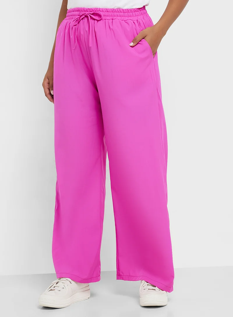 Ginger Plus Buttoned Down Relaxed Fit Shirt & Pant Coord Set
