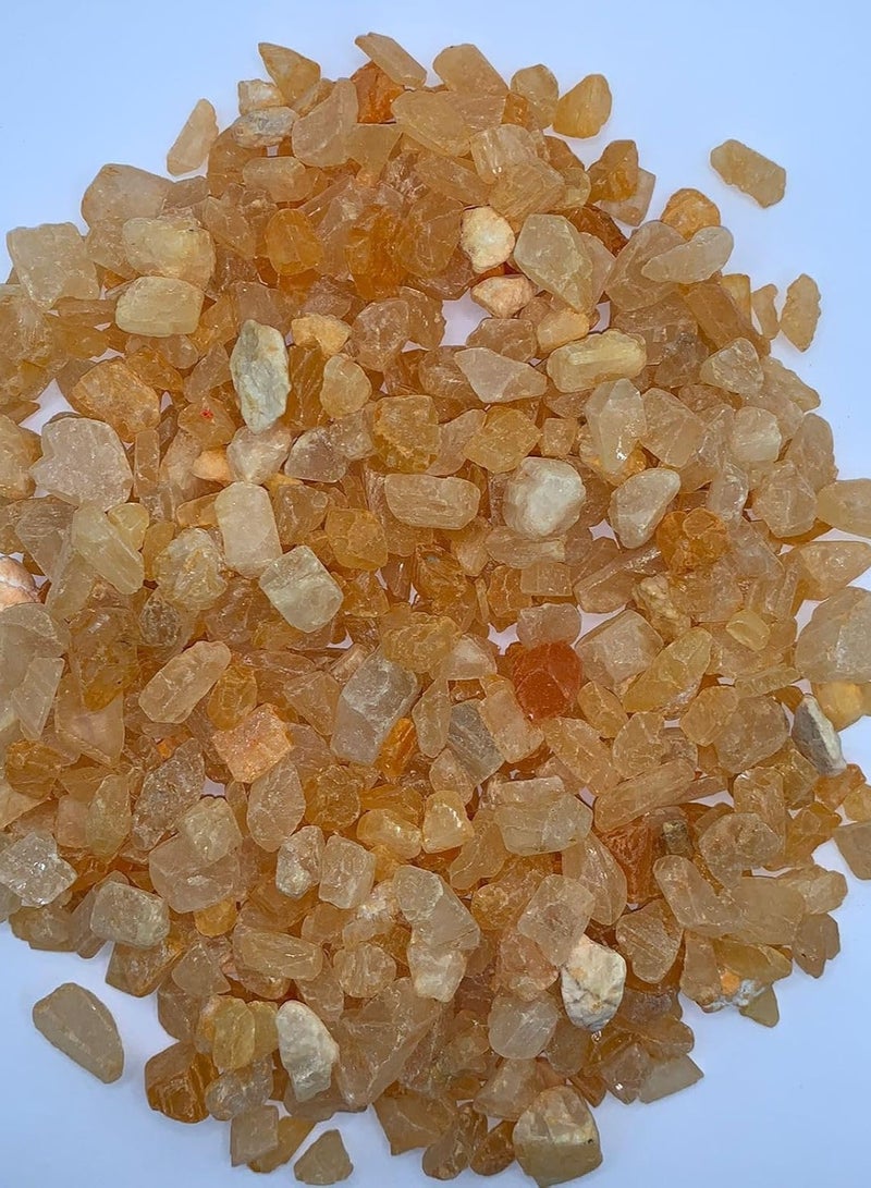 1 كجم حديقة في الهواء الطلق زخرفة زخرفة الحجر متعدد الألوان (البرتقالي)