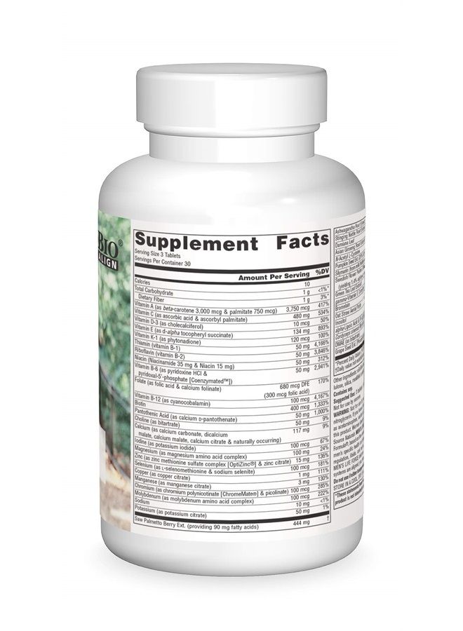 Source Naturals : Men's Life Force, 90 tabs - Image 3