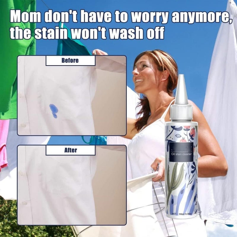 كلاراكو مزيل بقع Nml، مزيل بقع الملابس، مزيل بقع الملابس Nml، مزيل بقع الزيت من الملابس، منظف ومزيل بقع الزيت العنيدة من الملابس (قطعة واحدة) - Image 2