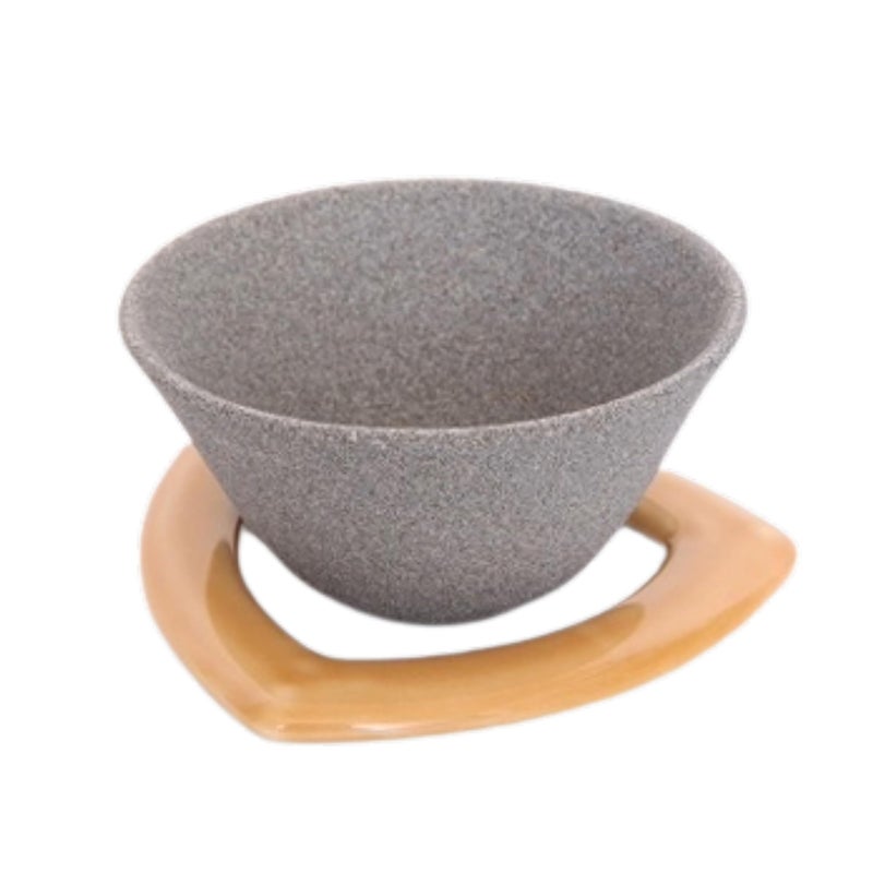 IPPINKA COFIL Japanese Ceramic Coffee Filter Made in Japan Reusable Dripper Brown Holder - Image 2