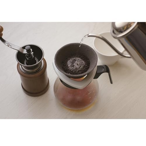 IPPINKA COFIL Japanese Ceramic Coffee Filter Made in Japan Reusable Dripper Brown Holder - Image 3