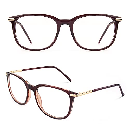 CGID Fake Glasses Clear Lens Non-Prescription Retro Fashion Frame UV400 Protection Men Women CN79 - Image 1