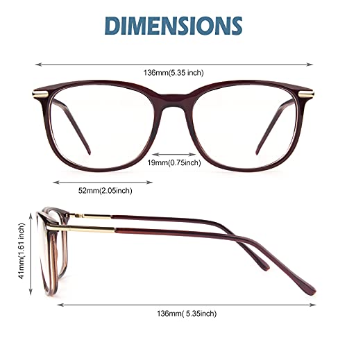 CGID Fake Glasses Clear Lens Non-Prescription Retro Fashion Frame UV400 Protection Men Women CN79 - Image 5