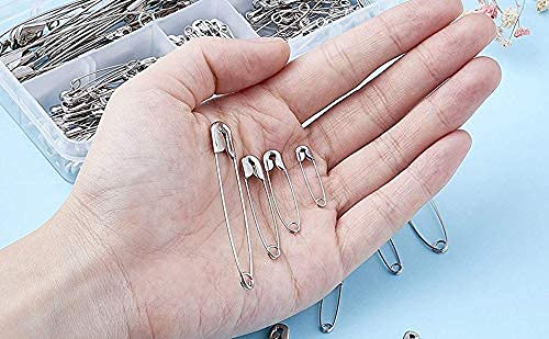 advancedestore Steel Safety Pins for Women, Metallic (Pack of 40) - Image 4