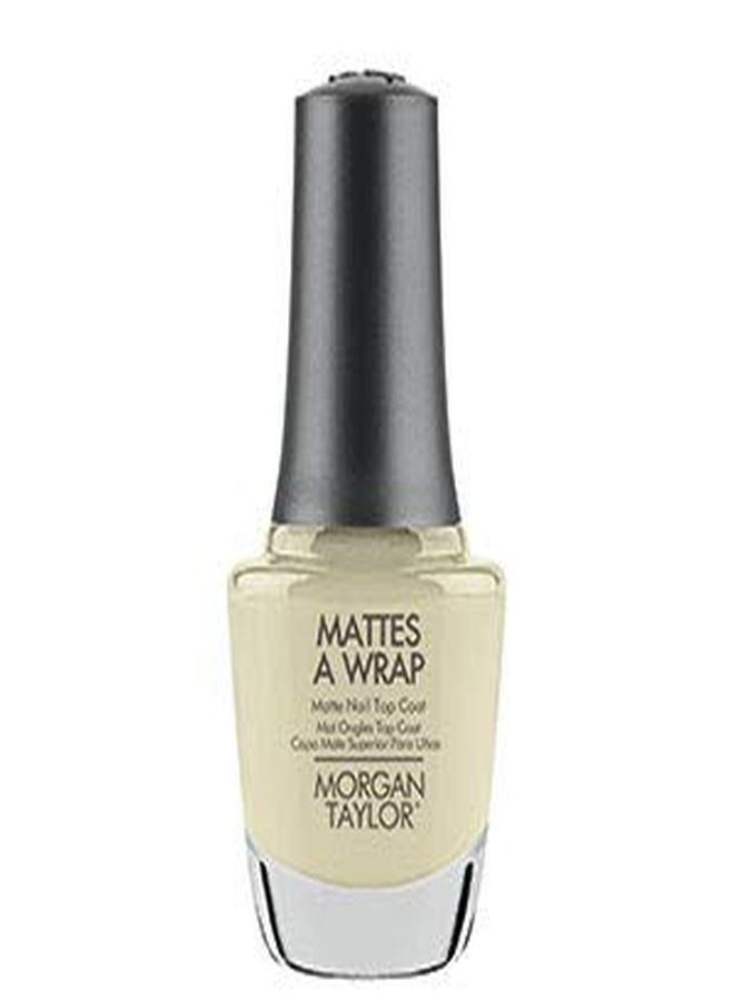 Morgan Taylor Mattes A Wrap Matte Top Coat, 0.5 Oz.  - Image 1