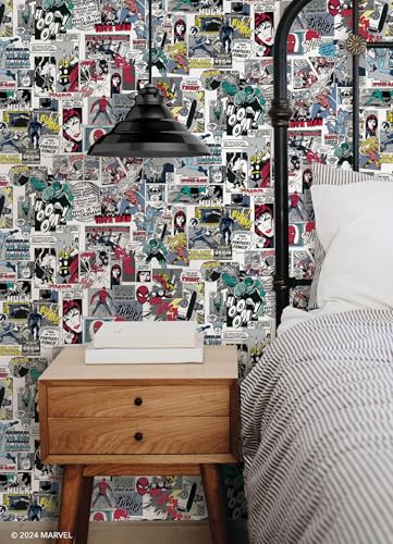RoomMates Marvel Classic Comics Peel and Stick Wallpaper by RoomMates RMK12814PLW - Image 3