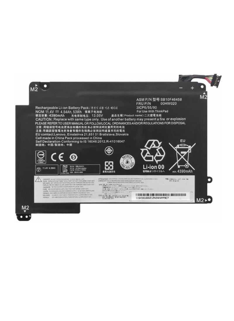 Terabyte 00HW020 00HW021 SB10F46458 SB10F46459 Laptop Battery for Lenovo ThinkPad Yoga 460 20EL 20EM Yoga P40 20GQ 20GR 20FY 20G 20G0 S3 Yoga 14 20DM Series 11.4V 53Wh  - Image 1