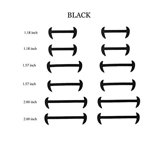 Lify No tie Shoelaces for Dress Shoes Silicone Elastic Shoe Strings, No tie Shoelaces for Formal/Office Shoes- Black Color - 1 Pair - Image 2
