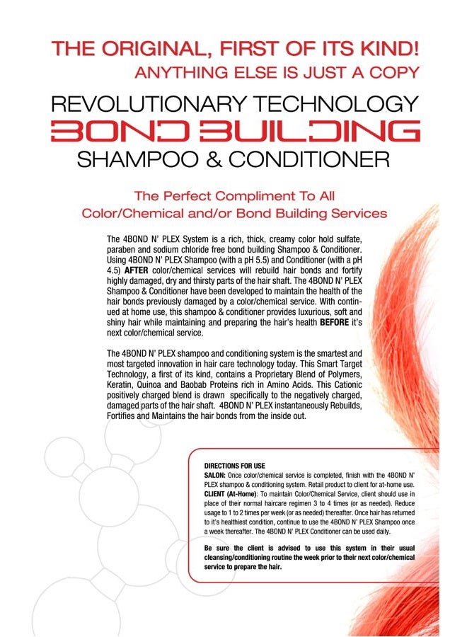 POWERTOOLS 4BOND Bond Building Conditioner | Restore Damaged Hair | Contains Advanced Polymers, Keratin, Baobab & Quinoa Proteins (26 Fl Oz) - Image 3