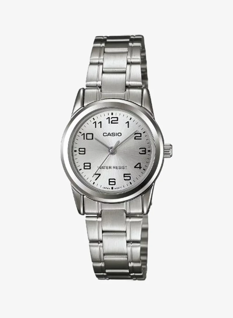 كاسيو Women's Stainless Steel Analog Watch LTP-V001D-7BUDF - 31X25  mm