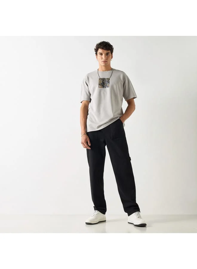 SP Characters Habiballah of Sava Concourse of the Birds Print T-shirt with Short Sleeves