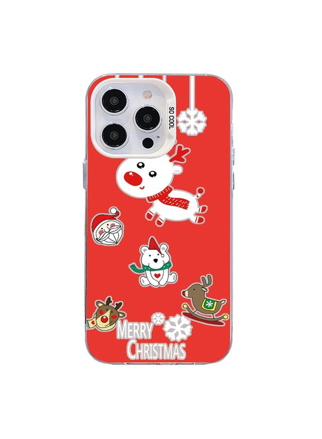 Zaboon Case For iPhone 13 Pro Max Christmas Series PC Full Coverage Pattern Phone Case - Image 1