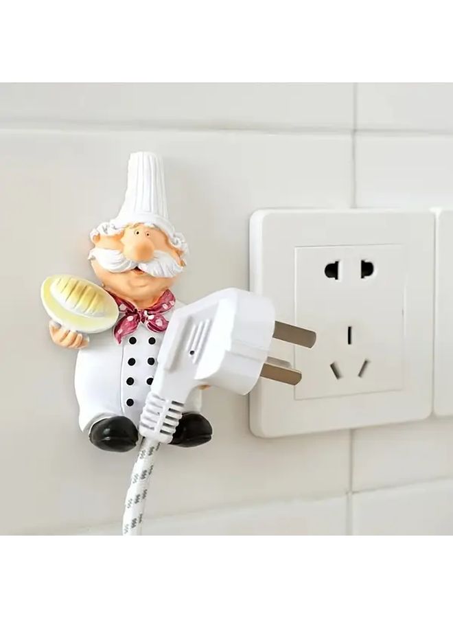 Model B Chef Style Wall Hook For Cable Organization Kitchen Bathroom Easy Install - Image 3