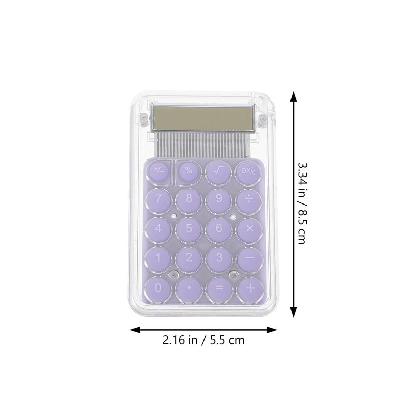 Mini Pocket Calculator for Students Portable Handheld Compact Lightweight School Office - Image 3
