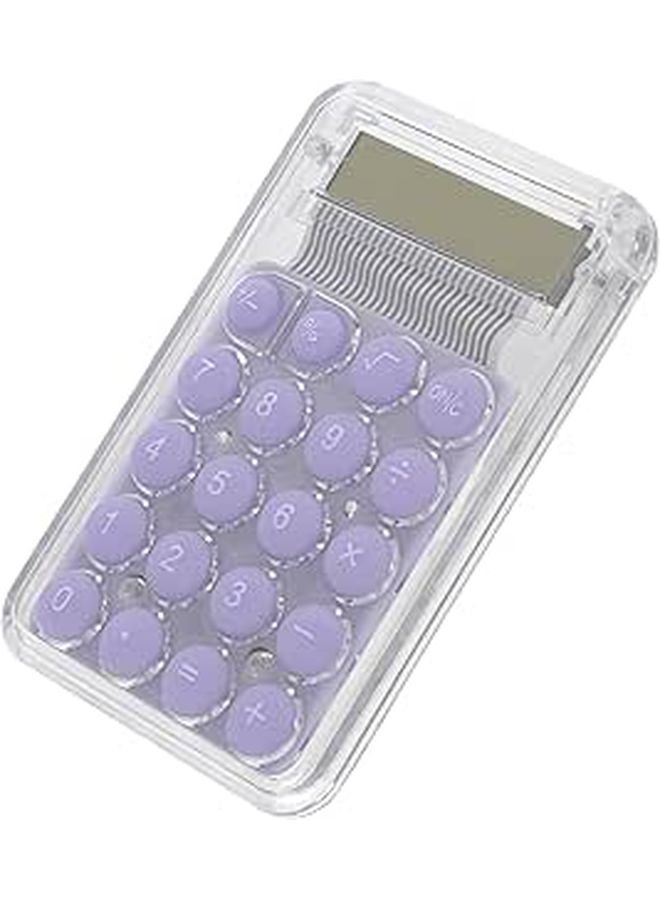 Mini Pocket Calculator for Students Portable Handheld Compact Lightweight School Office - Image 1
