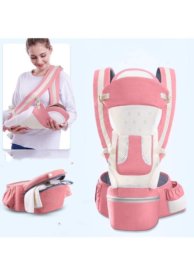 Baby carrier waist stool horizontal hug back multifunctional storage baby carrier - Image 2