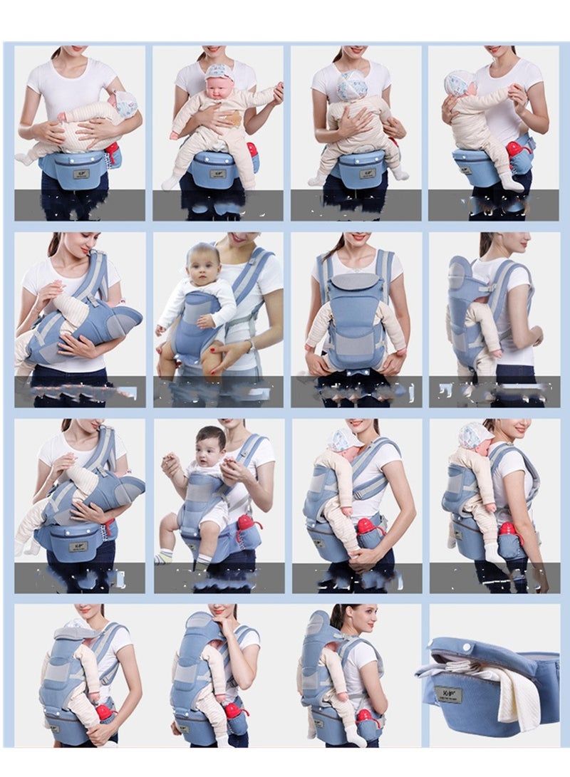 Baby carrier waist stool horizontal hug back multifunctional storage baby carrier - Image 3