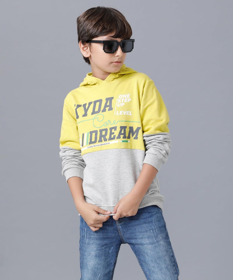 KYDA KIDS® 100% Cotton Hooded Sweatshirt for Boys and Girls - Pullover Sweatshirt Hoodies - Full Sleeve Casual Winter Hoodies for Children & Kids - Regular Fit(Pack of 2) - Image 4