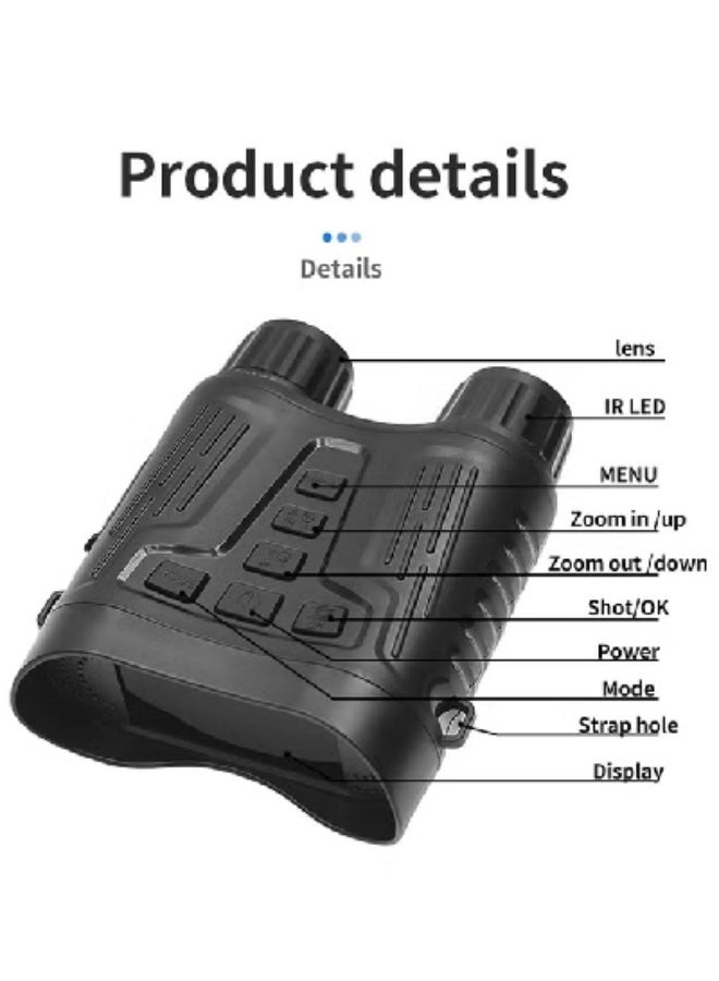 Digital Outdoor Binoculars 36MP 3.2" LCD, Day/Night Wildlife Viewing, Infrared Assisted, 8X Zoom, 250M Range - Image 5