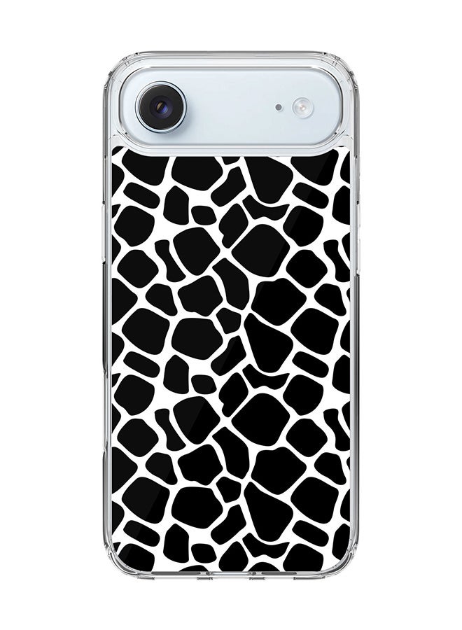 Stylizedd Classic Clear MagSafe Case for iPhone 17 Air , Hybrid Soft Case Flexible Edges Anti Drop TPU PC Gel Thin Transparent Cover [ Designed for iPhone 17 Air ] - Cow Skin Full Print