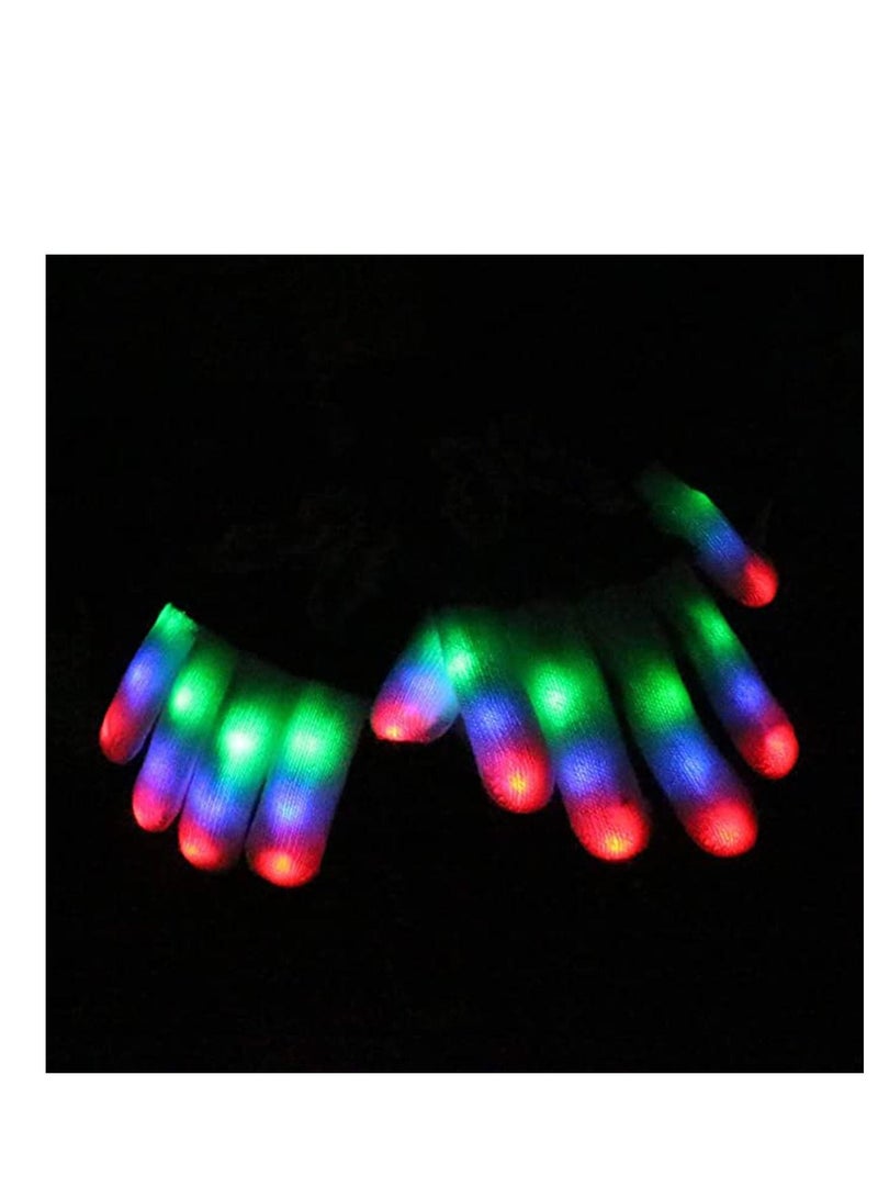 Y&D Light Up Gloves, Cool Toys, Children LED Gloves Finger Amazing Colorful Glow Flashing Novelty Toys for Kid, Halloween, Dance Costume Kids Gift, Boys Gift - Image 2