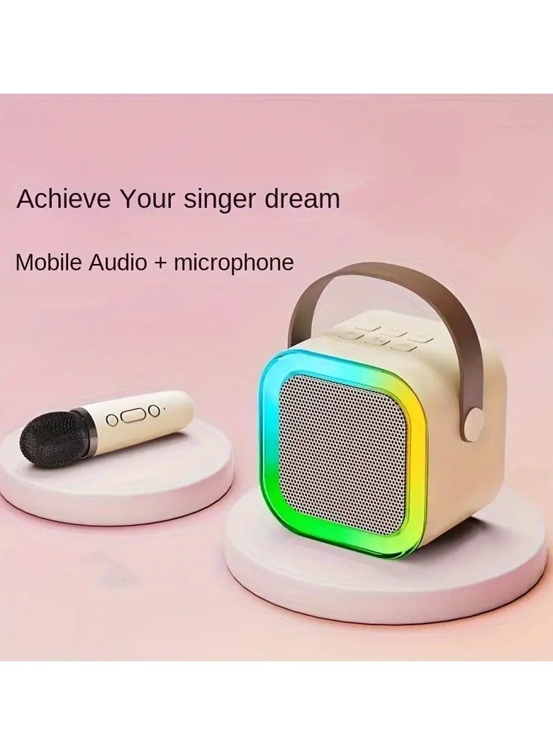 k12 Speaker With Microphone Portable Handheld Microphone Suitable For Family Gatherings Singing  And New Year Gifts - Image 2