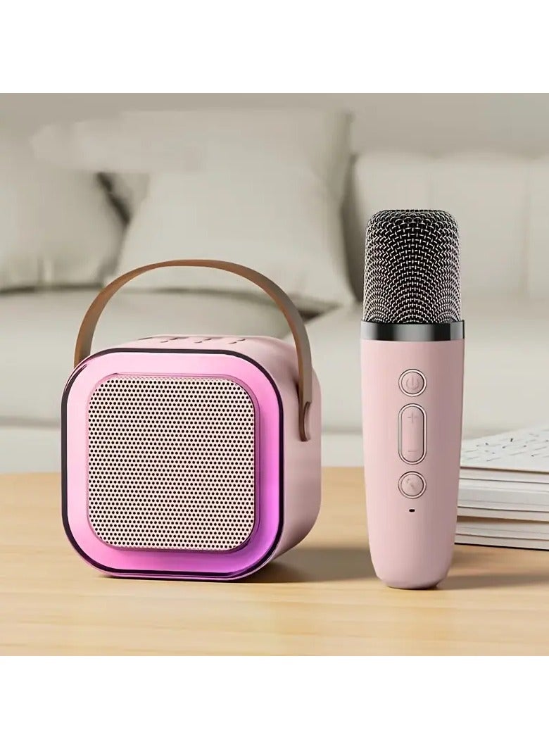 k12 Speaker With Microphone Portable Handheld Microphone Suitable For Family Gatherings Singing  And New Year Gifts - Image 3