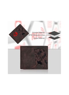 Urban URBAN FOREST Leo RFID Blocking Vintage Brown Leather Wallet for Men  - Image 3