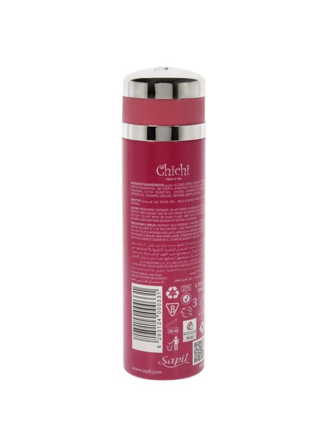 sapil Chichi For Women 200mlDeo Spray - Image 2