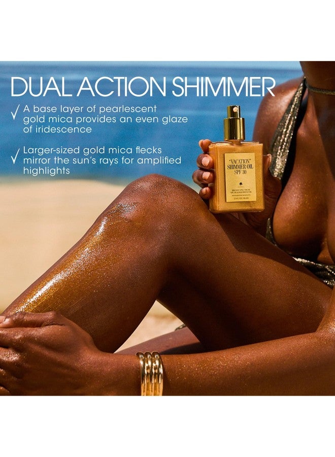 VACATION "VACATION" Shimmer Oil SPF 30 by Vacation Sunscreen, Shimmer Sunscreen Body Oil with Broad Spectrum SPF 30, Water Resistant (80 Minutes), 2.9 Fl. Oz. - Image 5