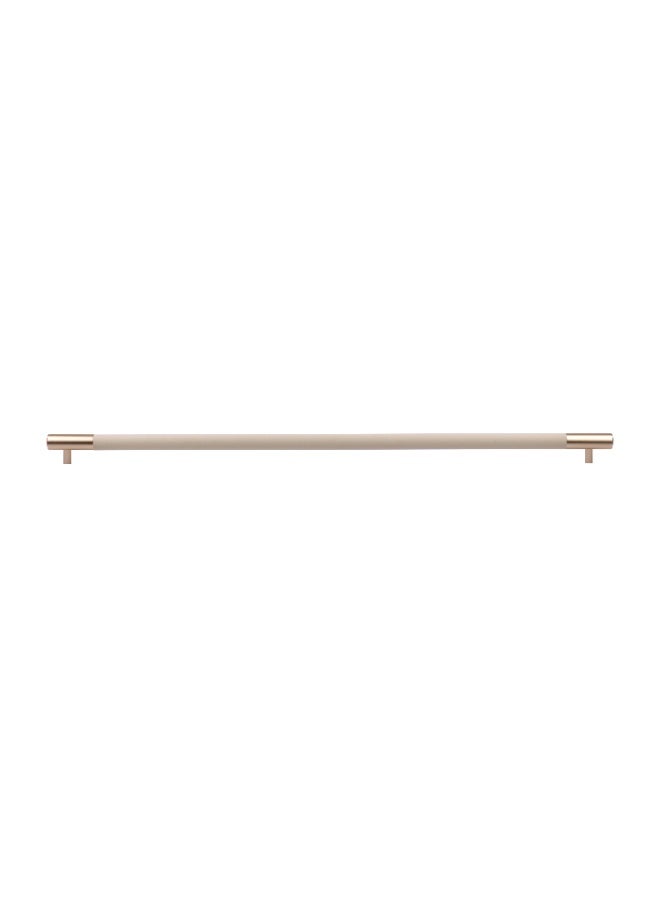 CINCINNO Cosmus Premium Aluminium Pull Handle 1000x17x38mm With 2-Year Colour Warranty – Stylish & Durable for Drawers, Kitchen Cabinets & Furniture (Mixed Gold & Beige Leather) - Image 4