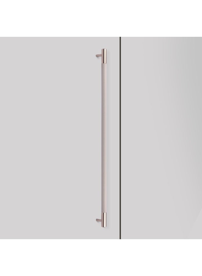 CINCINNO Cosmus Premium Aluminium Pull Handle 1000x17x38mm With 2-Year Colour Warranty – Stylish & Durable for Drawers, Kitchen Cabinets & Furniture (Mixed Gold & Beige Leather) - Image 2