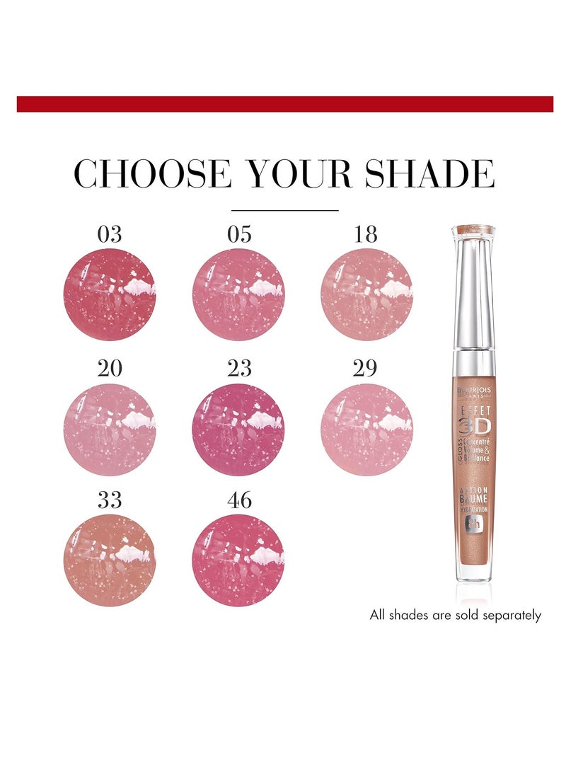 BOURJOIS PARIS 3D Effet Lip Gloss - 33 Brun Poetic - Image 2