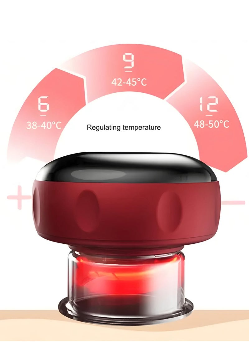 Generic - Electric Cupping Massager Smart Cupping Therapy Massager 6 Massage Modes Red Light Therapy Body Scraping Fat Burning - Image 1