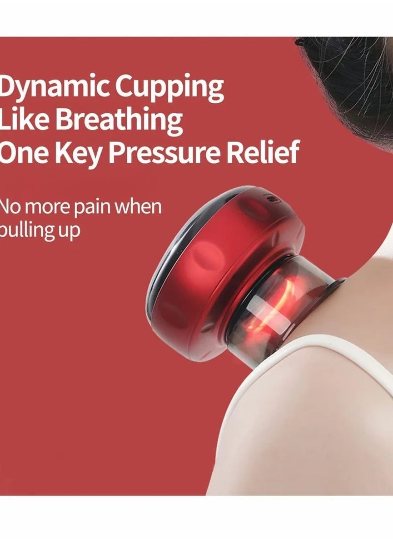 Generic - Electric Cupping Massager Smart Cupping Therapy Massager 6 Massage Modes Red Light Therapy Body Scraping Fat Burning - Image 1