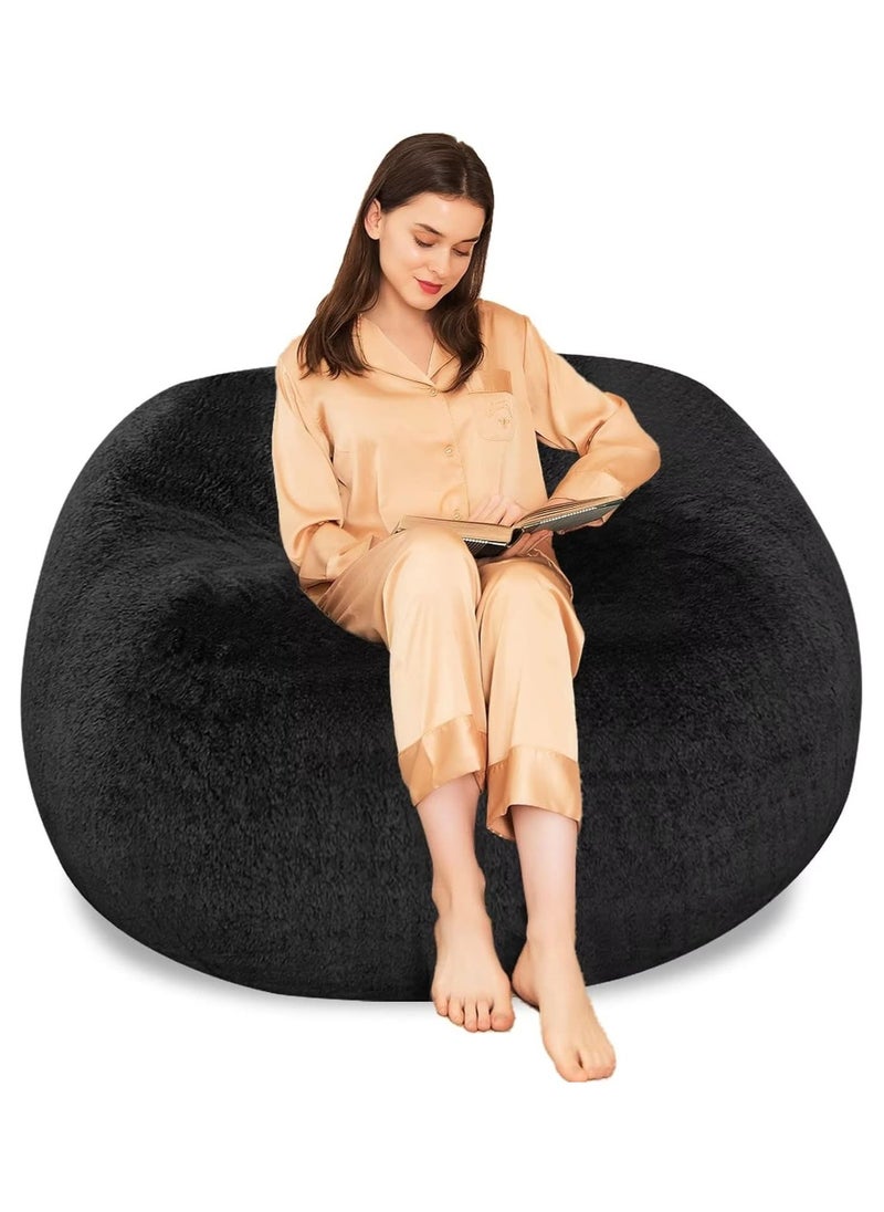 Comfy كيس حبوب مخملي أسود مريح للغاية من فيرجن كلاسيك مقاس للبالغين  - Image 3