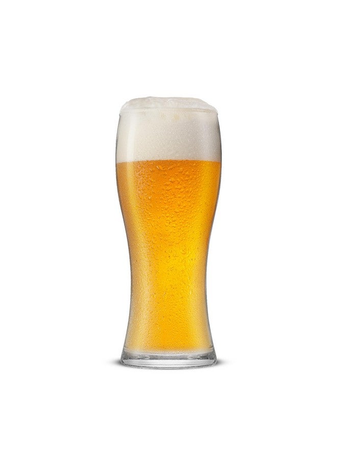 JoyJolt JoyJolt Callen 15.5oz Beer Glasses Set of 4 Beer Pint Glass. Craft Beer Glass, Pilsner Glasses, IPA Beer Glass. Solid Glassware Beer Cup. Classic Beer Gifts, Beer Cups, Mugs and Beer Glasses for Men  - Image 3