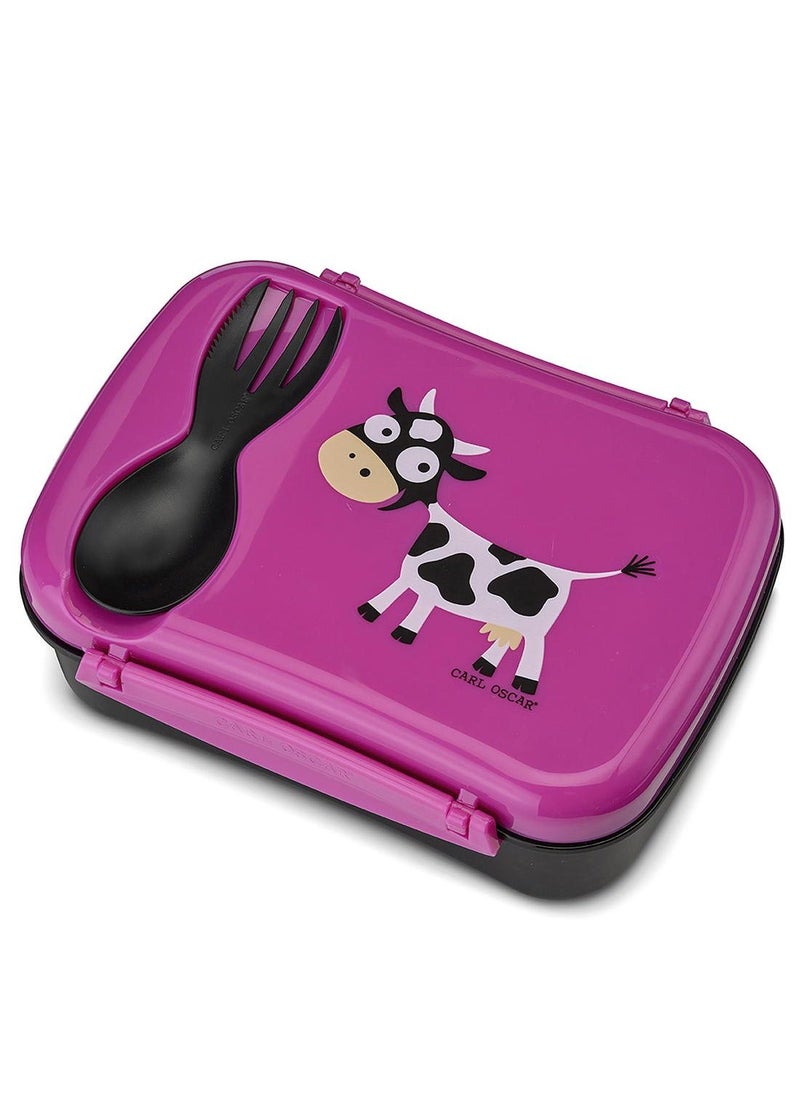 Carl Oscar Sweden N'Ice Lunch Box™ 0.6L With Cooling Pack - Purple - Image 1