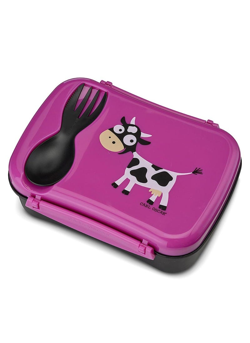 Carl Oscar Sweden N'Ice Lunch Box™ 0.6L With Cooling Pack - Purple - Image 2